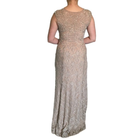 Cache Lace & Rhinestone Evening/Formal/Prom Gown - Picture 2 of 7